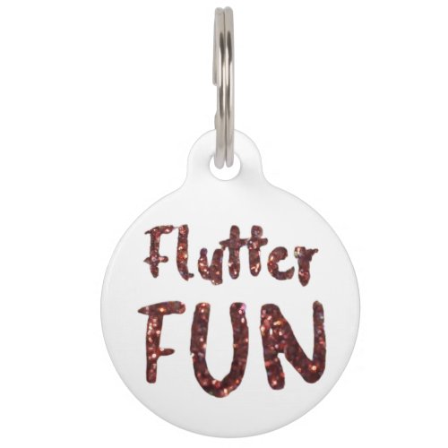 Flutter Fun Pet ID Tag