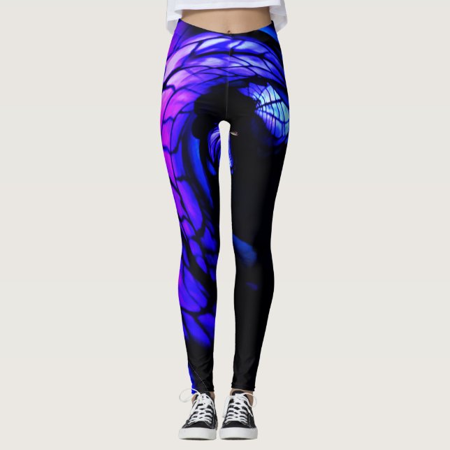 Flutter Glow in the Night Leggings (Front)