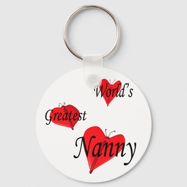 flutter.hearts.nanny keychain (Front)