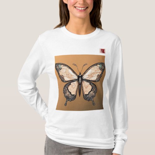 Flutter into Fashion with Our Butterfly_Inspired  T_Shirt