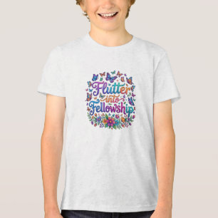 Flutter into Fellowship Tri-Blend Shirt