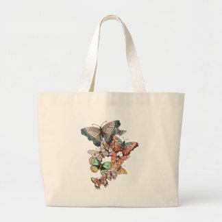 Flutter into Spring Large Tote Bag