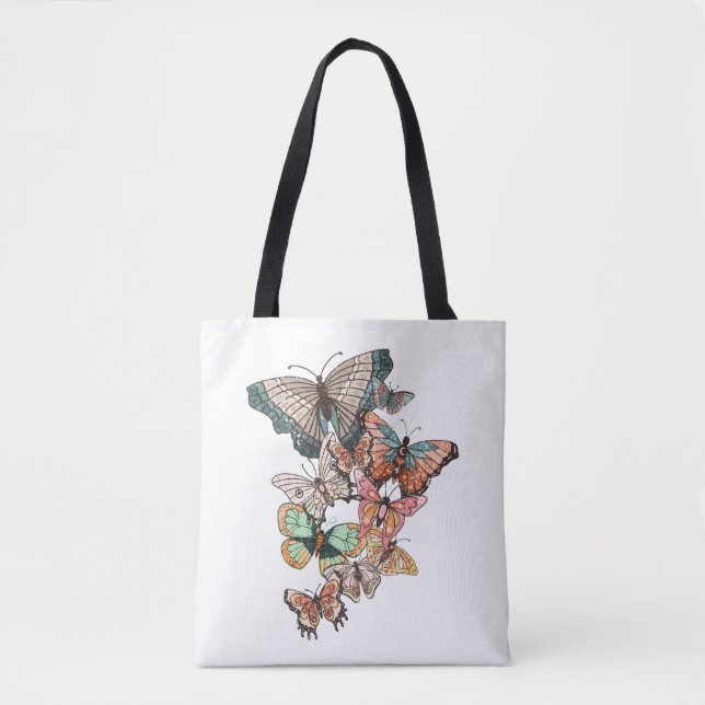 Flutter into Spring  Tote Bag (Front)