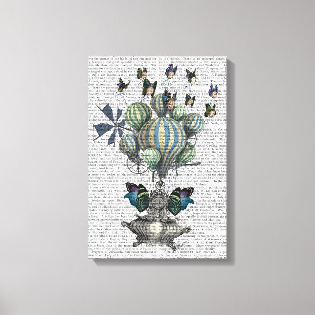 Flutter Time Canvas Print (Front)