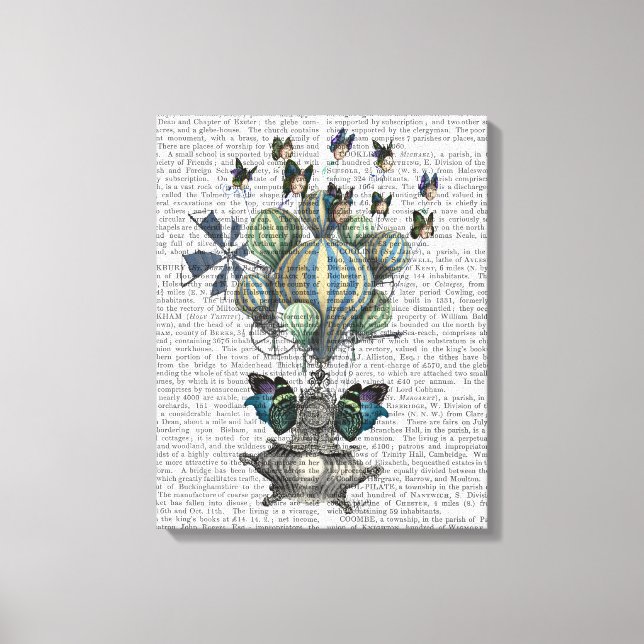 Flutter Time Canvas Print (Front)