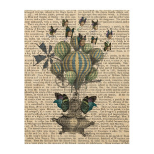 Flutter Time Wood Wall Decor