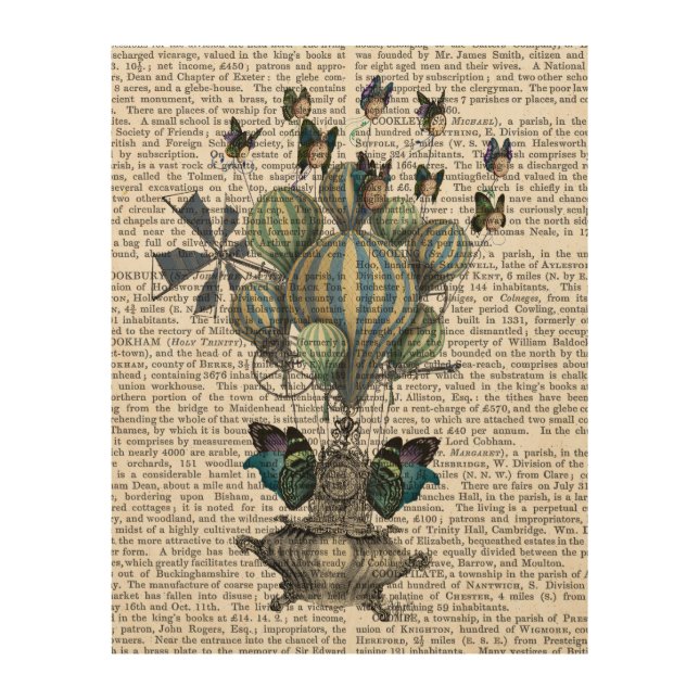 Flutter Time Wood Wall Decor (Front)