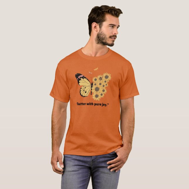 Flutter with joy T-Shirt (Front Full)