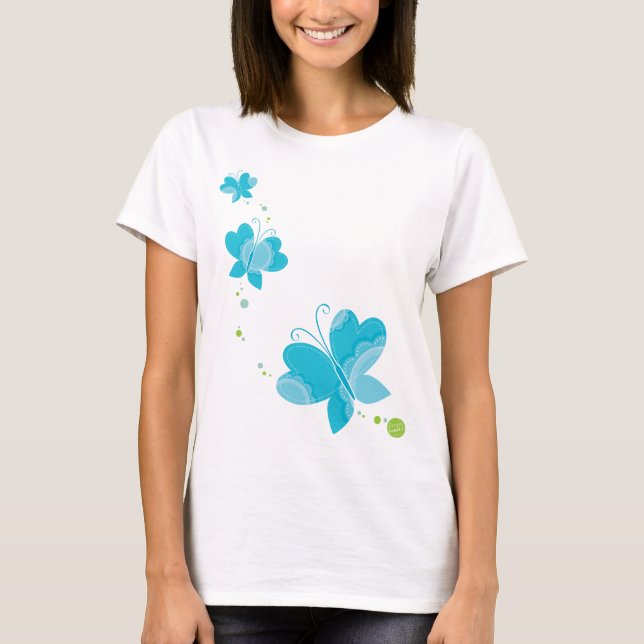 FLUTTERBY BUTTERFLIES :: series of three 2 T-Shirt (Front)