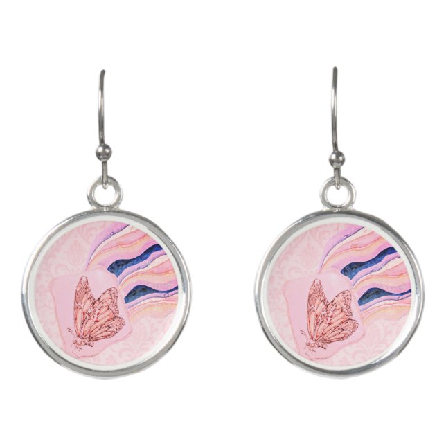 Flutterby Butterfly Earrings (Front)