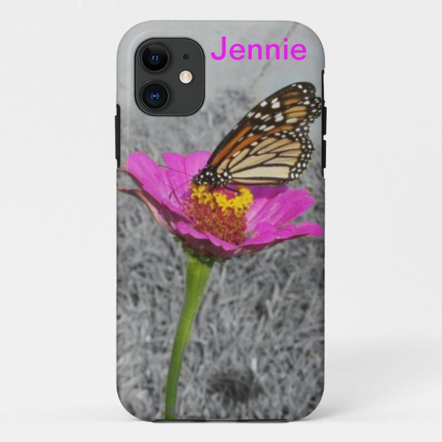 Flutterby Butterfly iPhone 5 case *personalize* (Back)