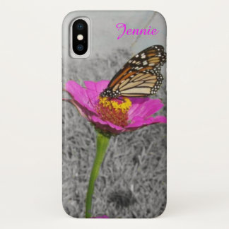 Flutterby Butterfly *personalize* iPhone X Case
