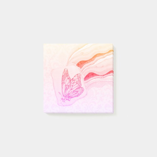 Flutterby Butterfly Post-it Notes (Front)