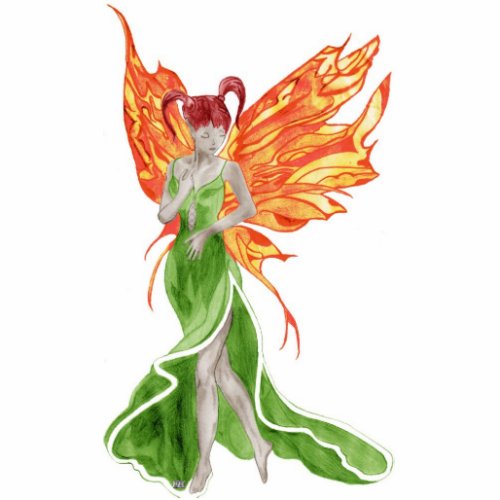 Flutterby Fae Ivy Acrylic Sculpture