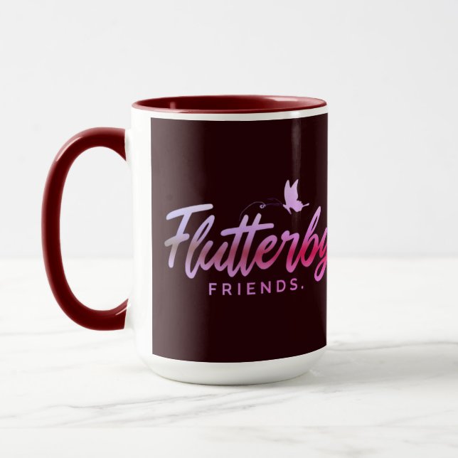 Flutterby Friends Mug (Left)