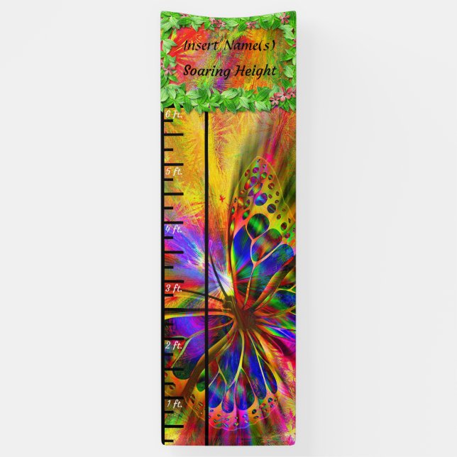 Flutterby Grow Chart Banner (Vertical)