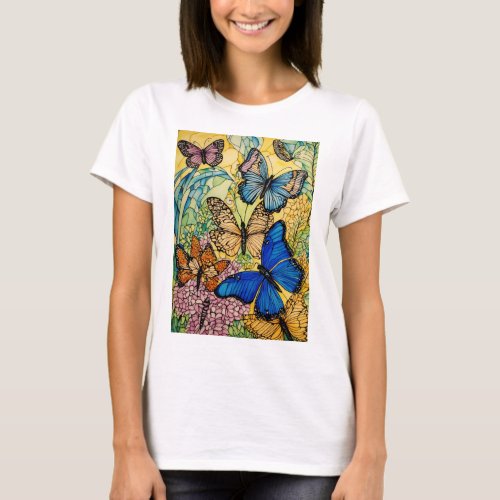 FlutterBye Tees Where Nature Meets Fashion T_Shirt