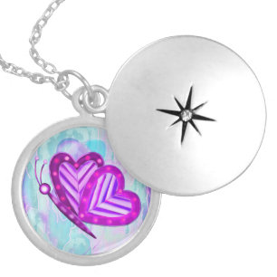 Flutterbys Valentines Folk Art ALL NECKLACES