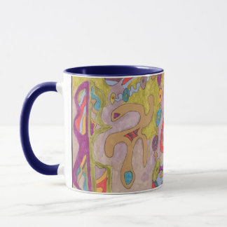 "Flutterflyland" Abstract Art Mug