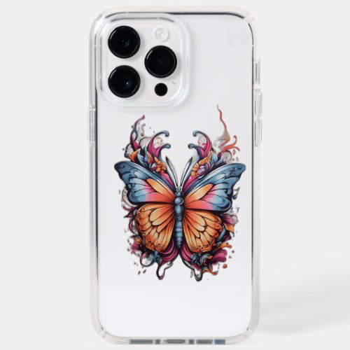 FlutterHue Discover Exquisite Butterfly Designs a Speck iPhone 14 Pro Max Case