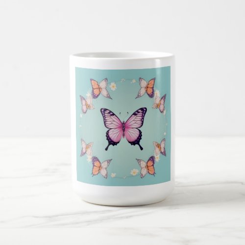 Fluttering Beauty Butterfly Elegance Mug Coffee Mug