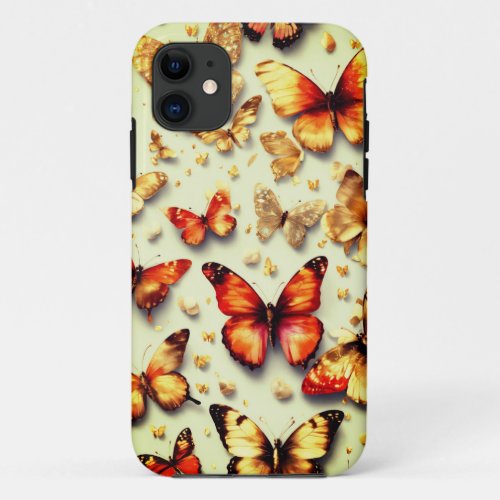 Fluttering Beauty iPhone Case   iphoneipad case