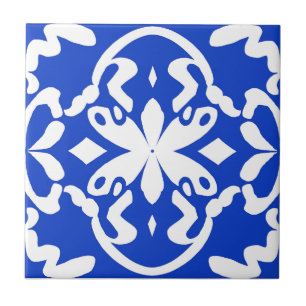 Fluttering Blue Small Tile