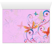 Fluttering By2, fully customizable wedding invites (Inside Horizontal (Bottom))