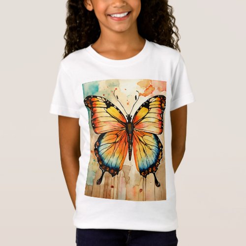 Fluttering Dreams Baby Butterfly Logo Tee T_Shirt