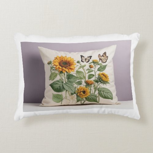 Fluttering Dreams Blossoming Beauty Accent Pillow