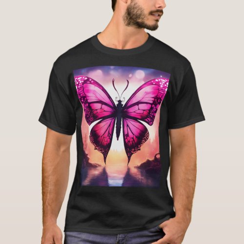 Fluttering Dreams Butterfly Bliss Wings of Won T_Shirt