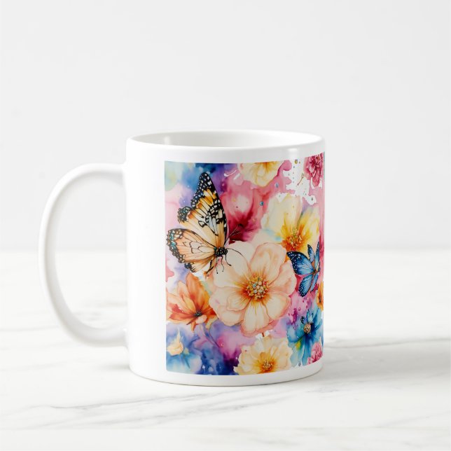  "Fluttering Dreams" Coffee Mug (Left)