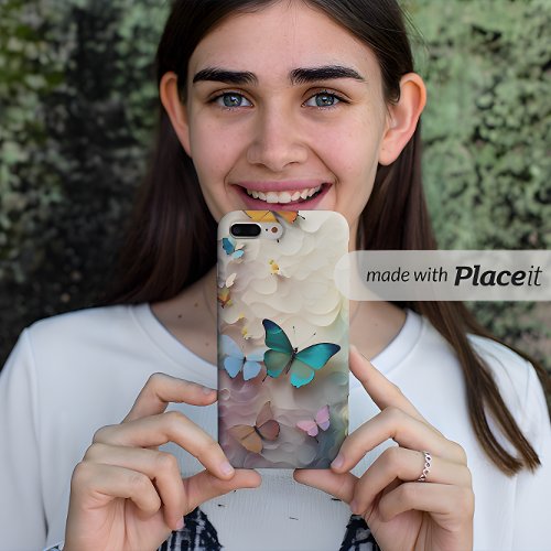 Fluttering Elegance 3D Butterfly Phone Case iPhone 13 Pro Case