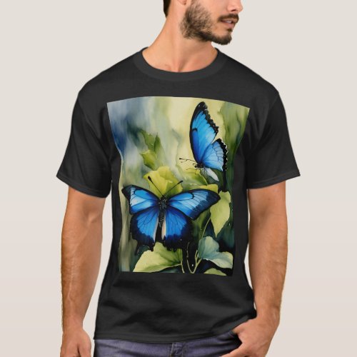 Fluttering Elegance Butterfly Collection T_Shirt