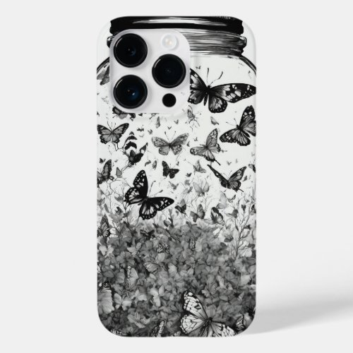 Fluttering Elegance Butterfly in the Bottle iPho Case_Mate iPhone 14 Pro Case