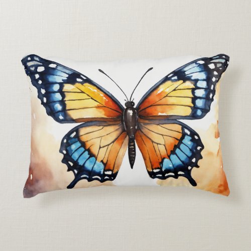 Fluttering Elegance Butterfly_Inspired Accent Pil Accent Pillow