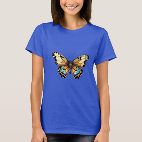  Fluttering Elegance Butterfly_Inspired T_Shirt