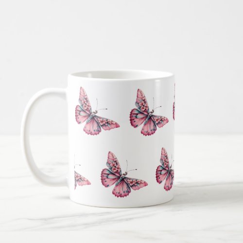 Fluttering Elegance Butterfly Mug Designs