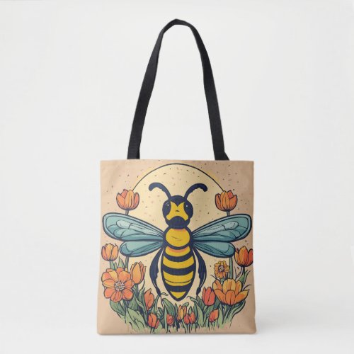 Fluttering Elegance Butterfly Print Handbag Tote Bag