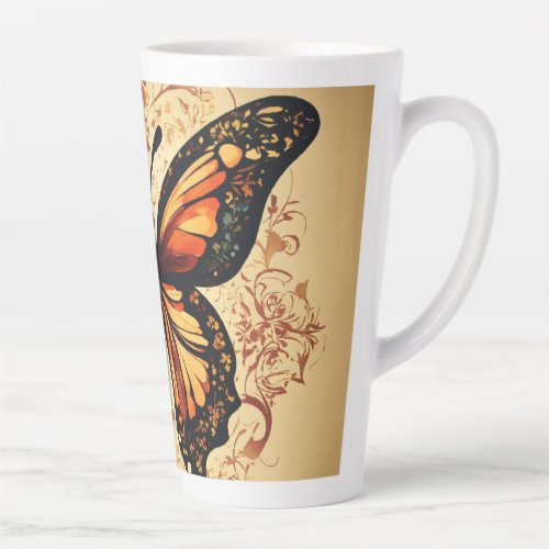 Fluttering Elegance Butterfly Print Mugs  Cups