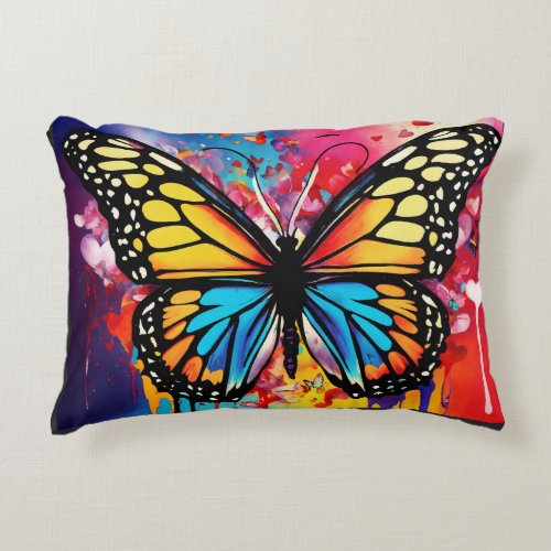 Fluttering Elegance Enchanting Butterfly_Inspire Accent Pillow