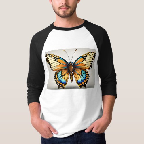 Fluttering Elegance Exclusive Butterfly T_shirt 