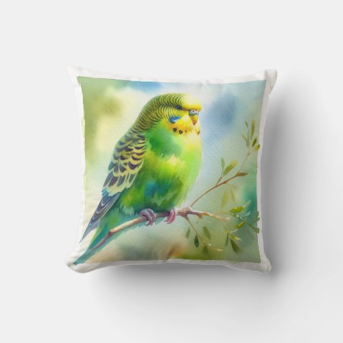 Fluttering Elegance The Brilliant Blue Butterfly R Throw Pillow