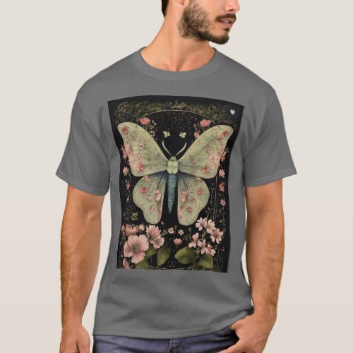 Fluttering Elegance Wings of Beauty T_Shirt