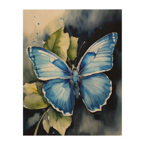 Fluttering Elegance Woodland Whimsy Adorning You Wood Wall Art