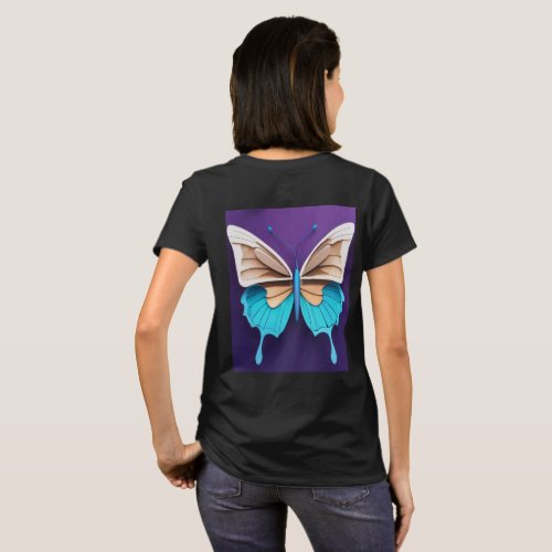 Fluttering Freedom Butterfly Dreams Womens T_sh T_Shirt