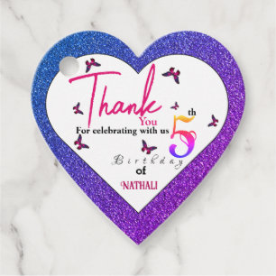 Fluttering Fun Favor Tags