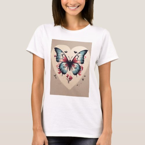 Fluttering Hearts Collection T_Shirt