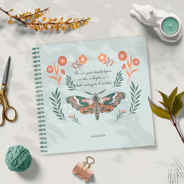 Fluttering Moments: A Year of Moth Magic Notebook (Creator Uploaded)