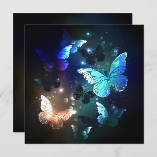 Fluttering Night Butterfly (Front/Back)